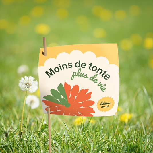 Affichette pour gazon 2026