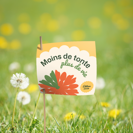 Affichette pour gazon 2026